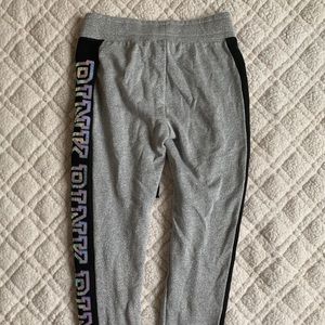 PINK shimmery sequin jogger pants